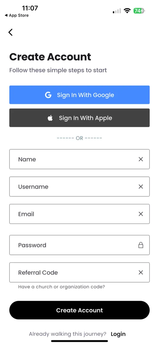 Identity hook screen